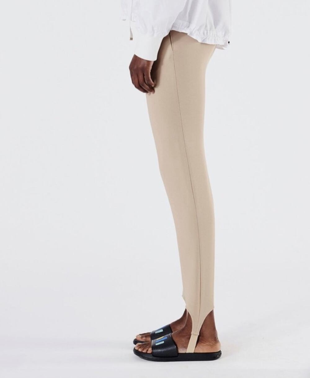 NWOT TIBI Ultra Stretch Knit Stirrup Leggings in Khaki Women's sz. 4